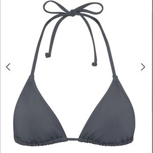 SKIMS SWIM - Triangle Top - Gunmetal